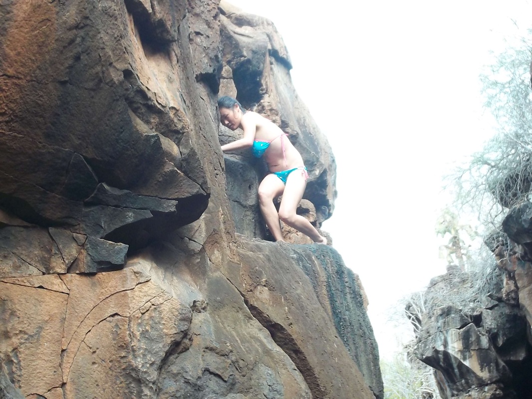 Las Grietas, Climbing Rocks